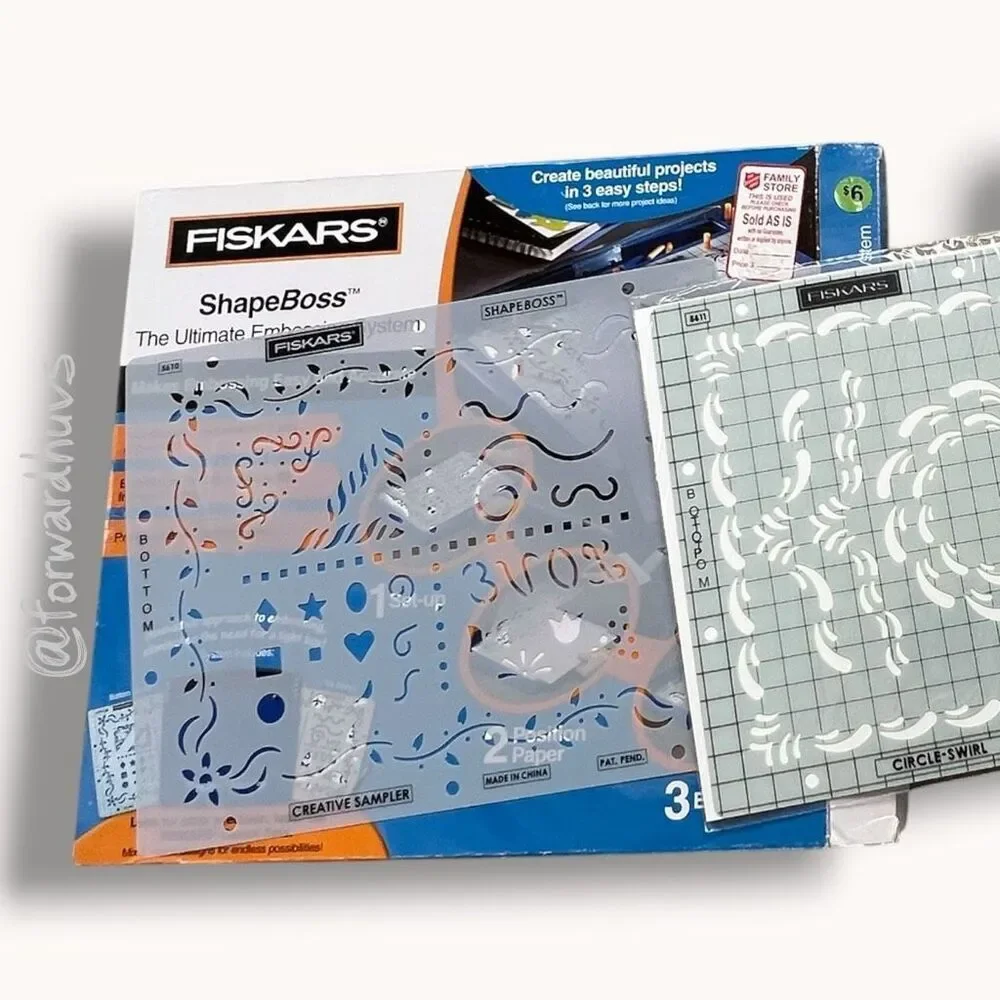 Fiskars ShapeBoss Embossing System – See Listing for Included Items